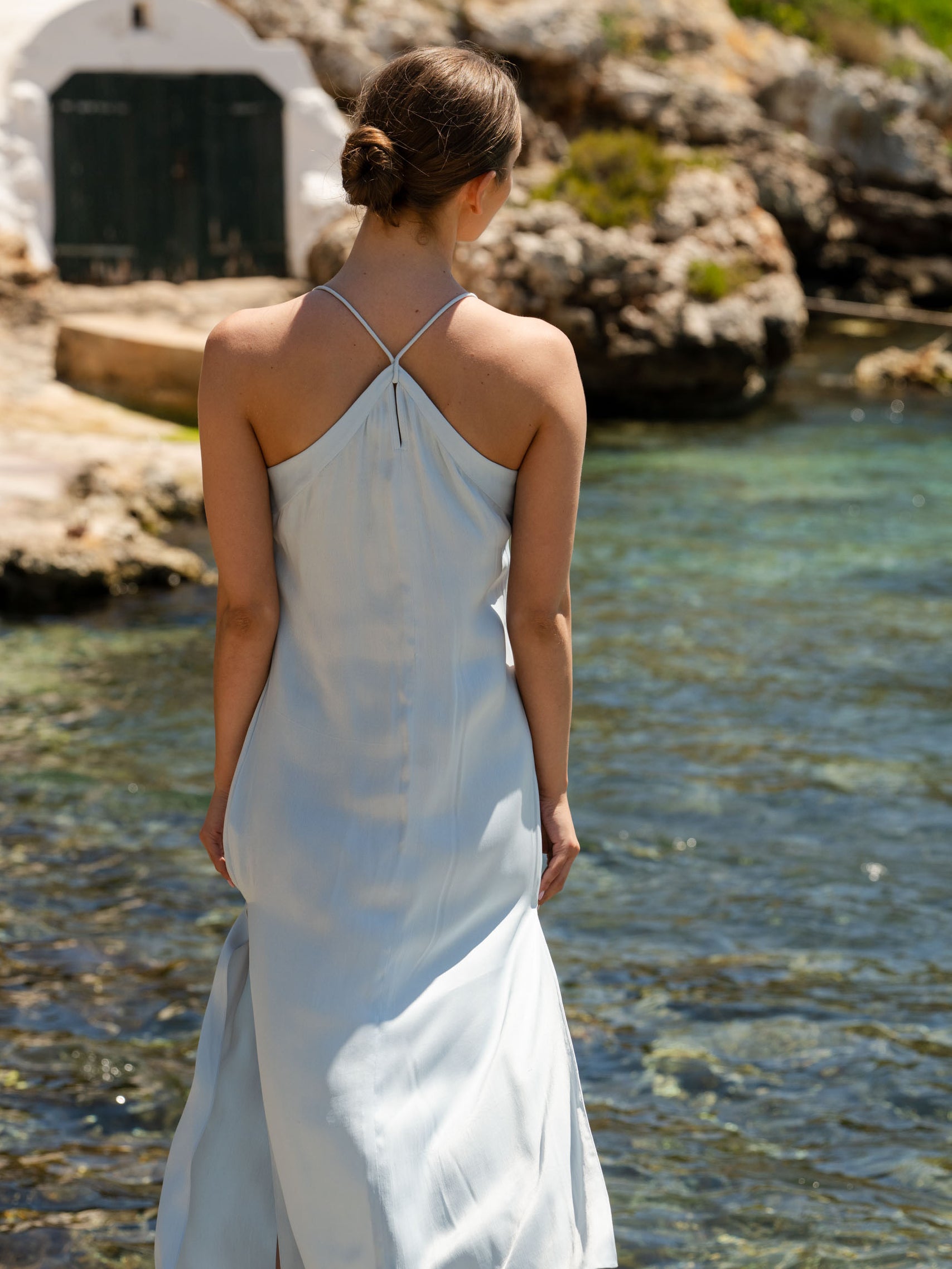Ines Dress - Ice Blue