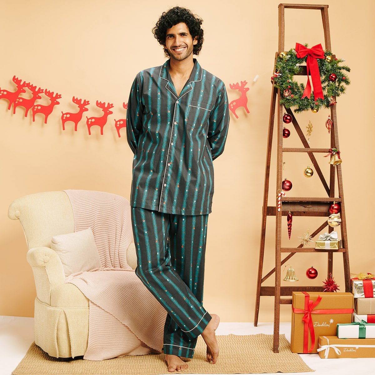 Jingle Bells Pyjama Set - Men - Bhoomi