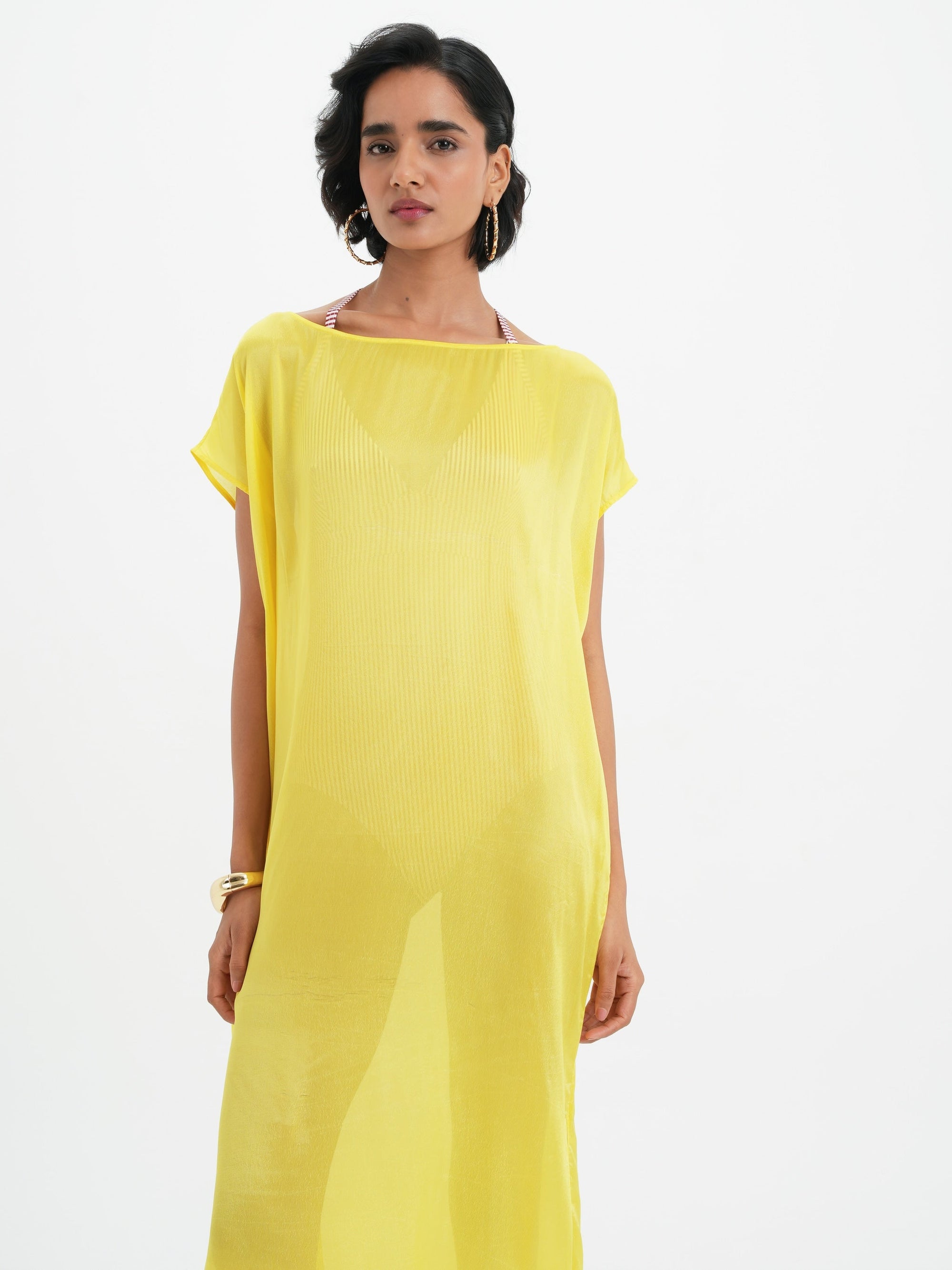 Leone Oversized Dress - Limoncello
