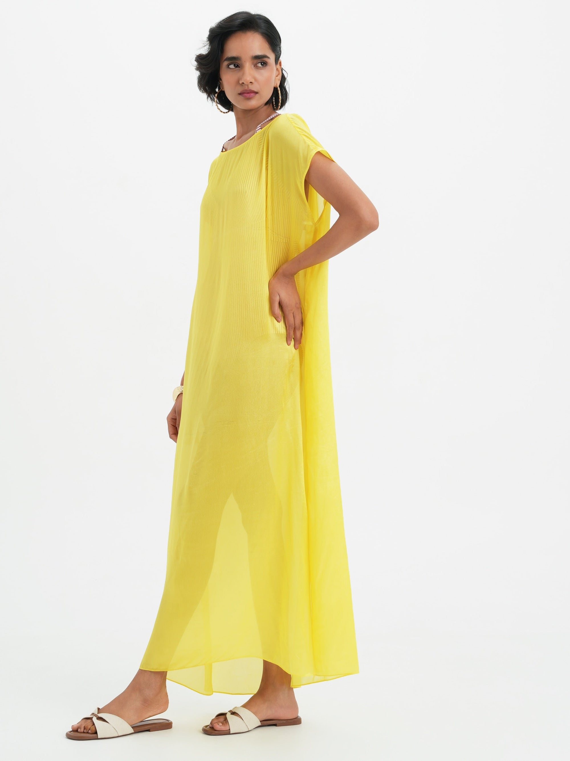 Leone Oversized Dress - Limoncello