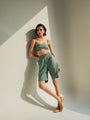 Lou Shorts - Pine Vichy