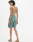 Lou Shorts - Pine Vichy