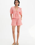Luna Set - Coral Vichy