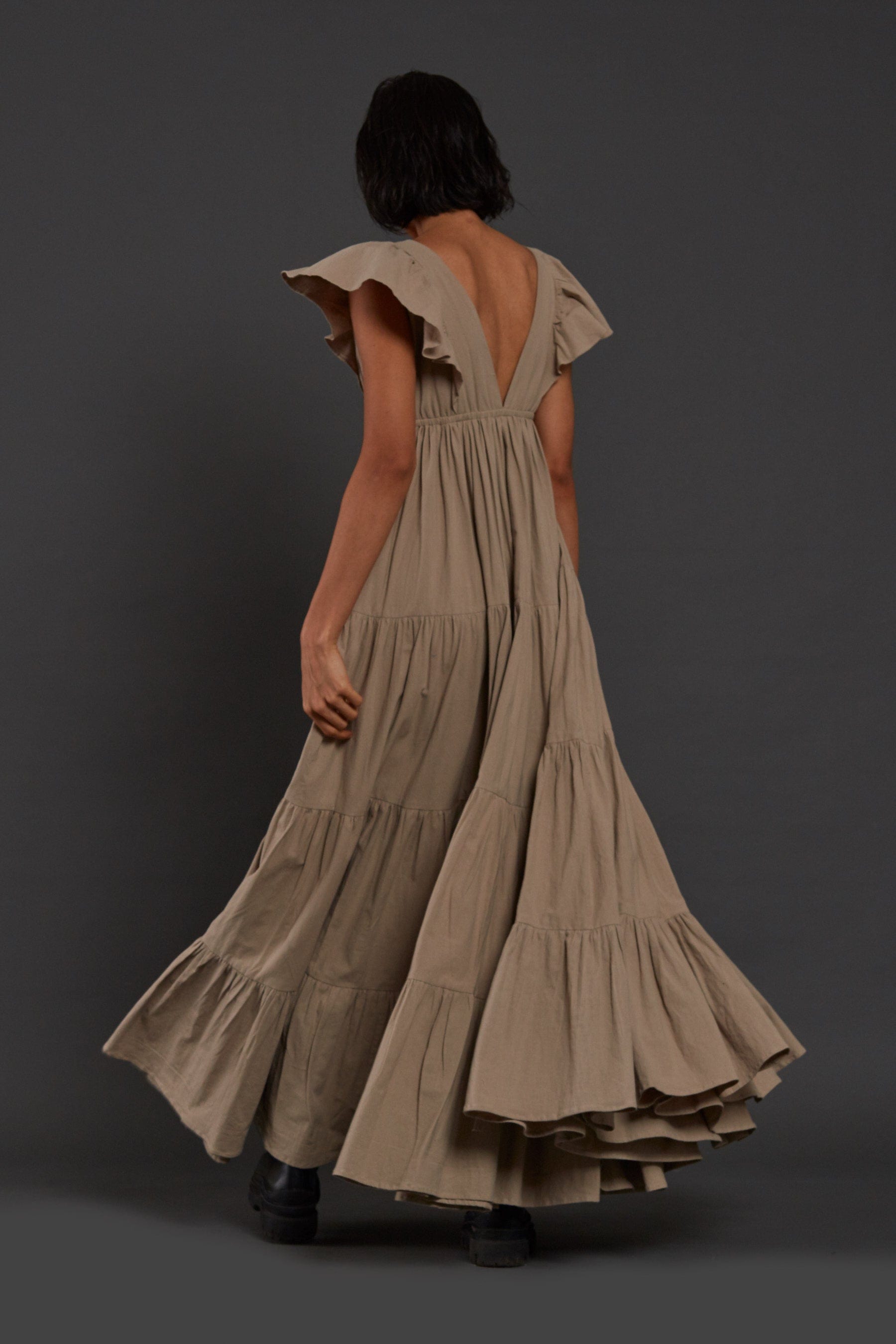 Monette Dress Beige