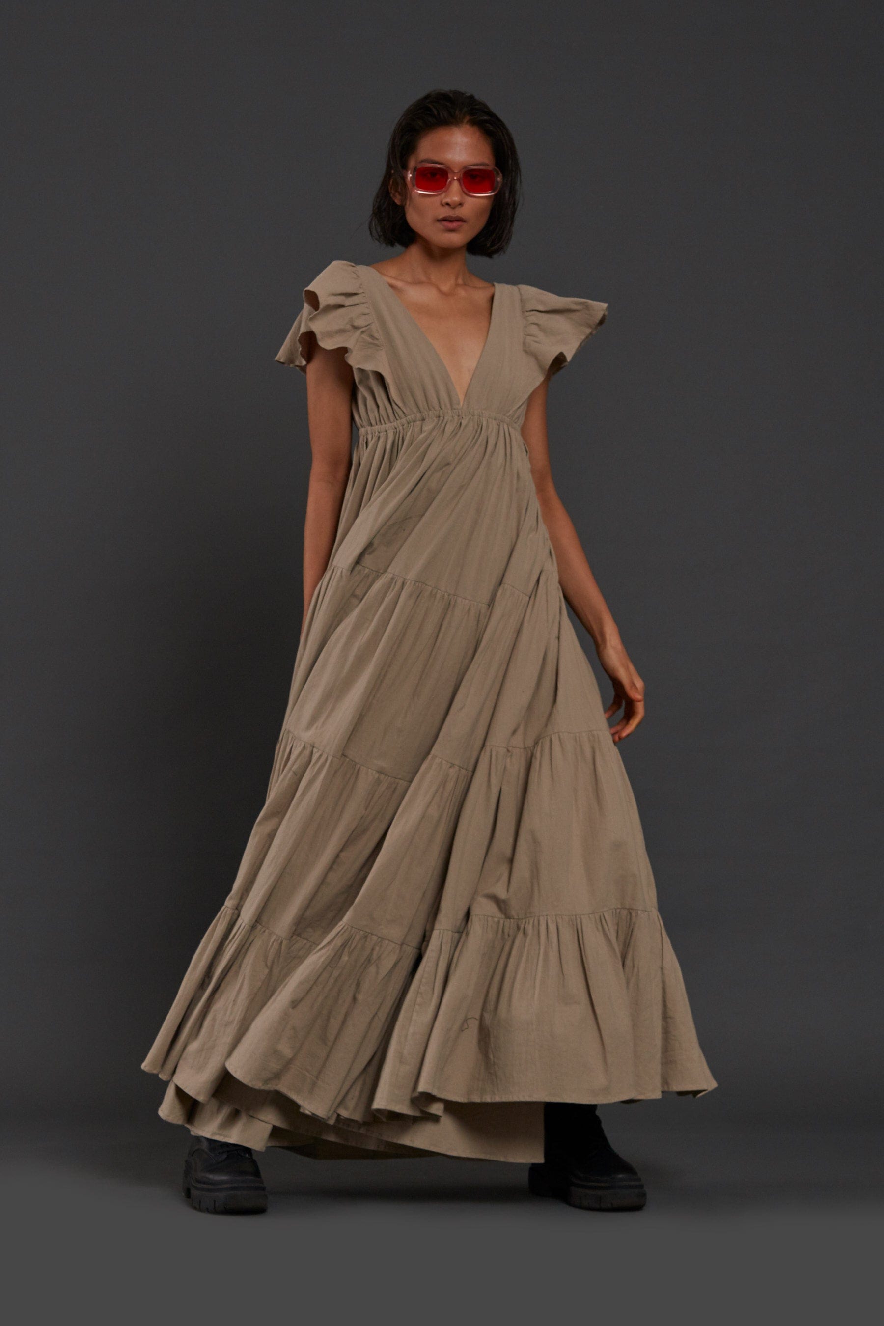 Monette Dress Beige