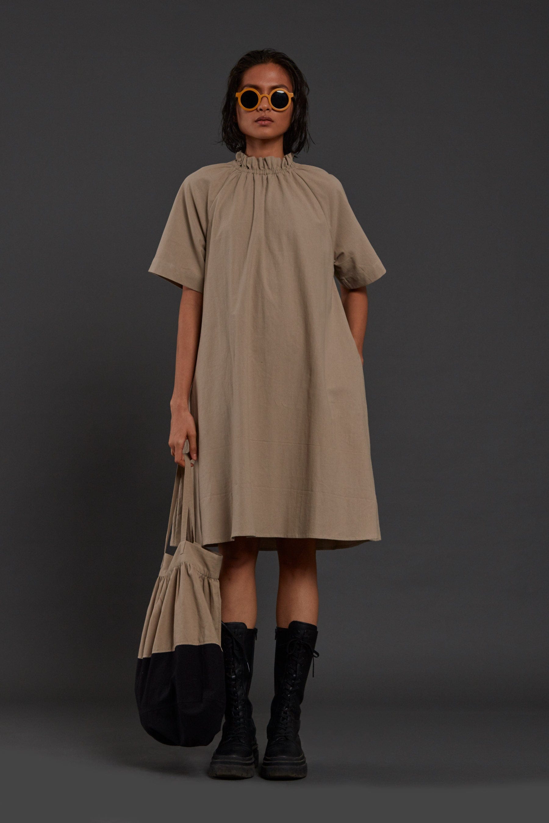 Sutton Dress Beige