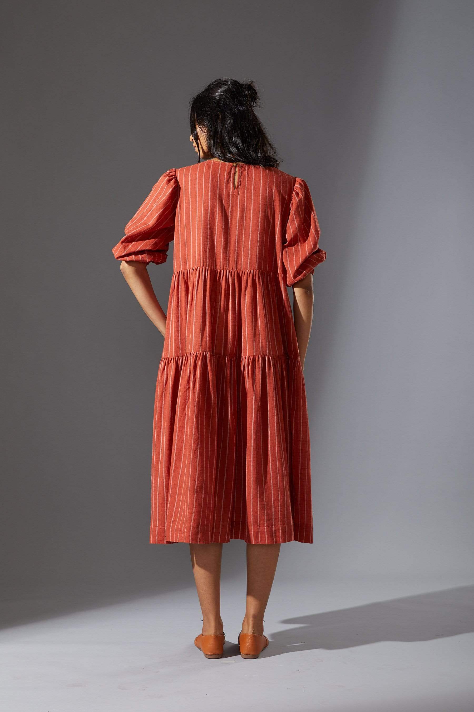 Sina Dress Rust