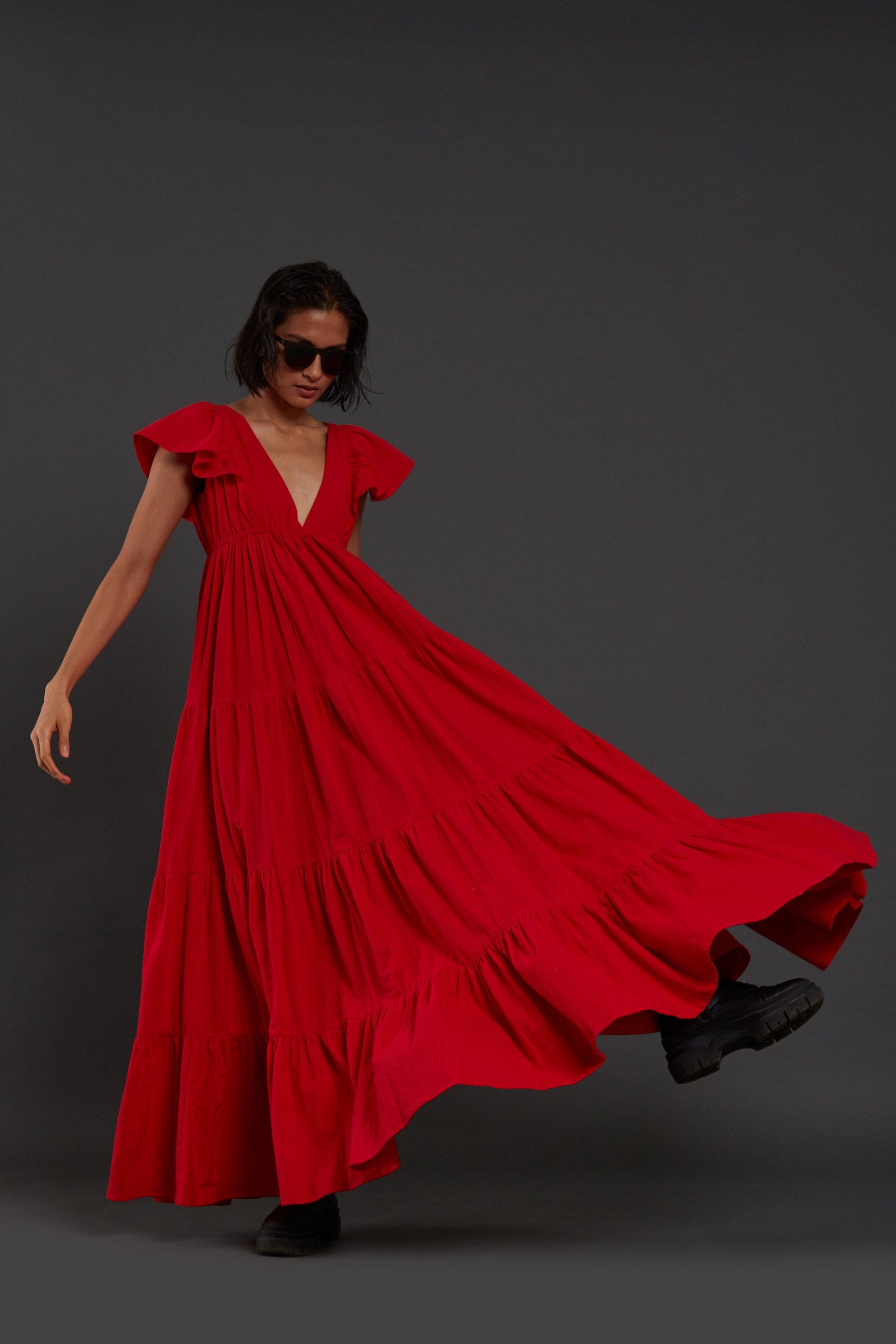 Monette Dress Red