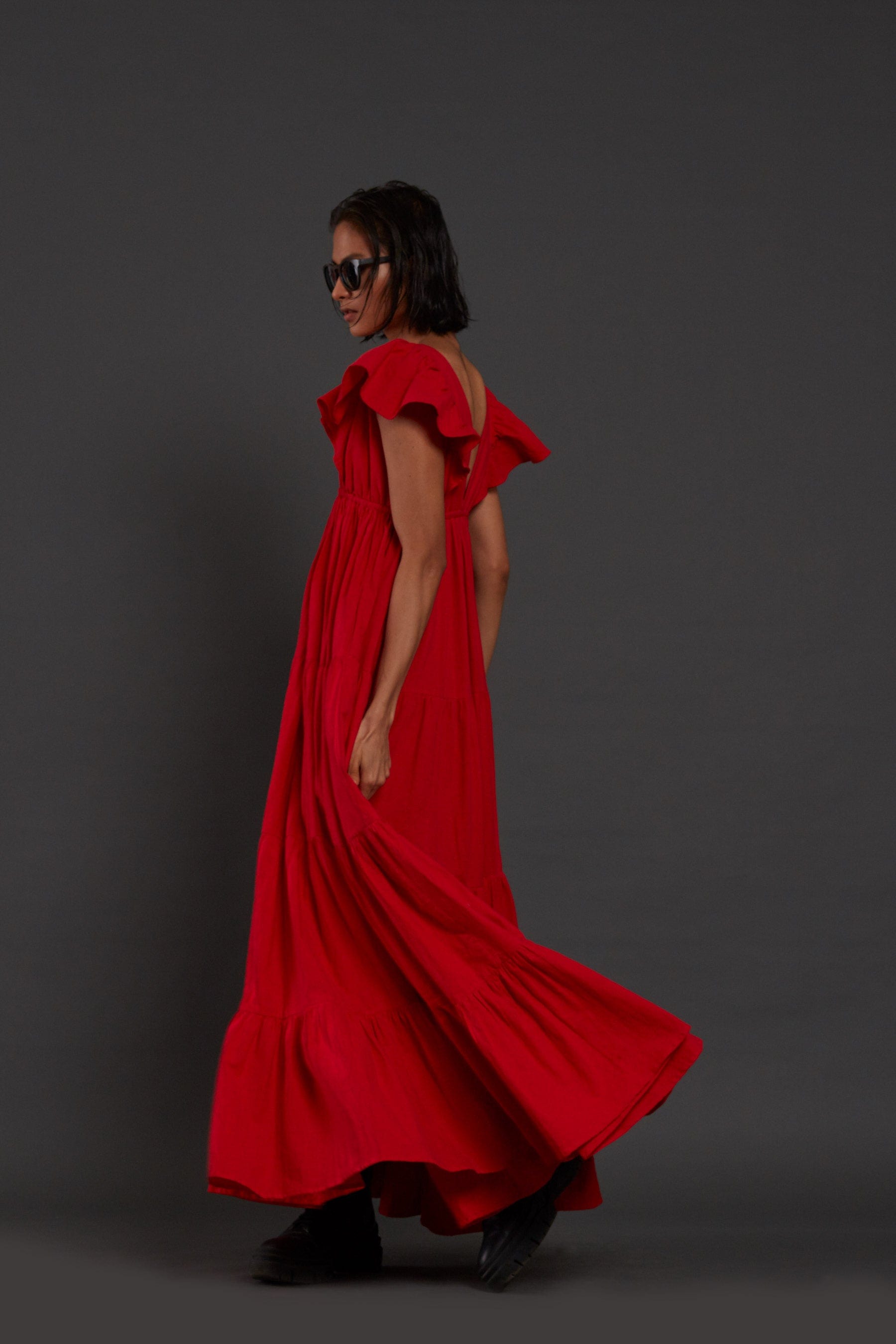 Monette Dress Red
