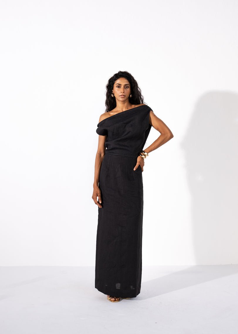 Sabine Dress Black - Bhoomi