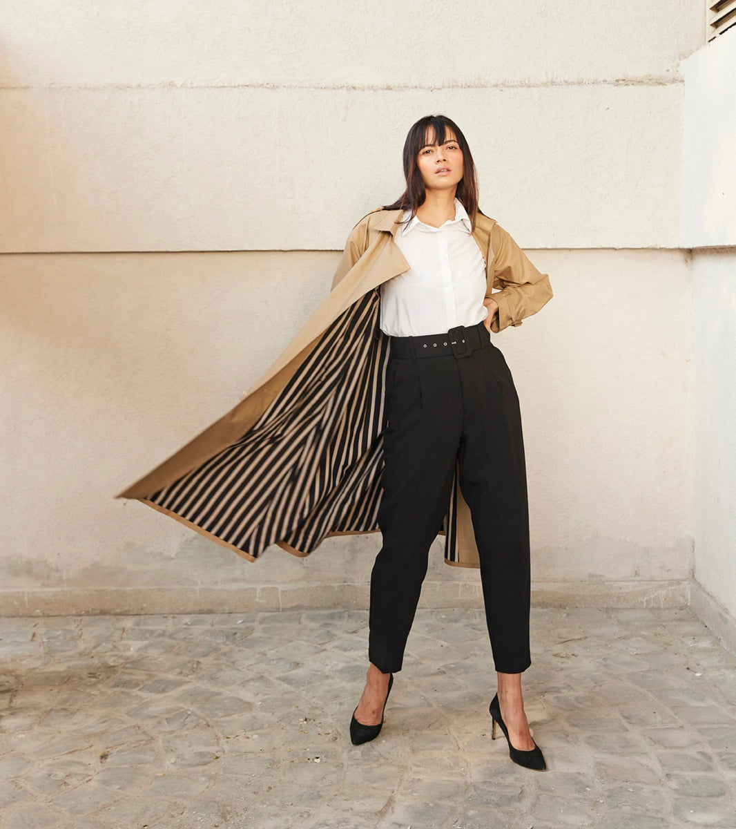 Yvie Trench Coat - Bhoomi