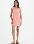 Zoe Dress - Coral Vichy